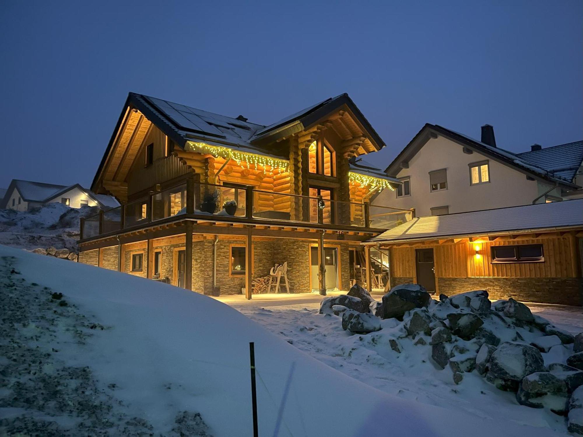 Ferienwohnung Uplandblockhaus Willingen  Esterno foto